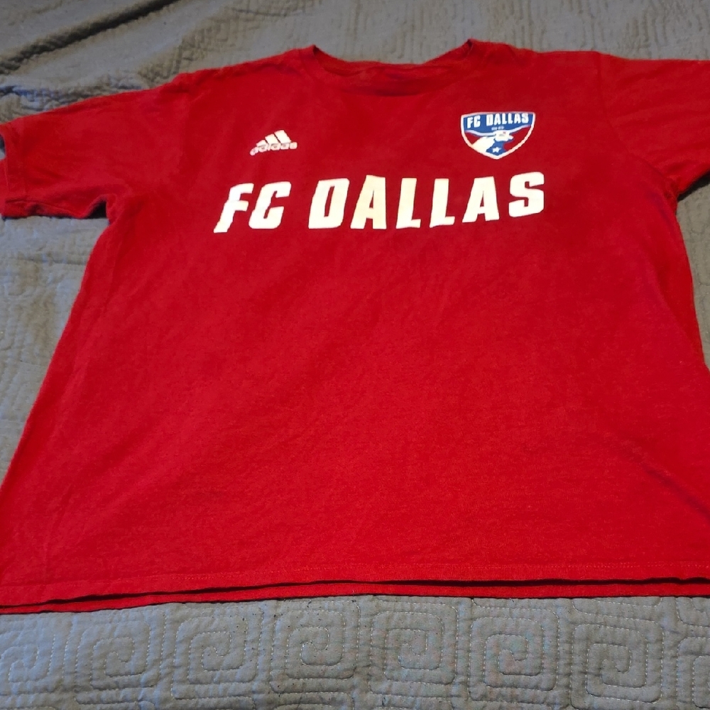 adidas Red FC Dallas Tee